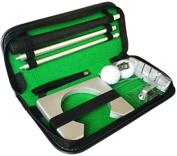 Golf Putter Set Portable Mini Golf Equipment Practice Kit