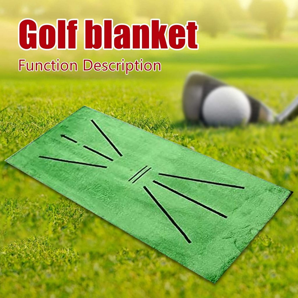 Golf Training Mat for Swing Detection Batting Thrill Golf