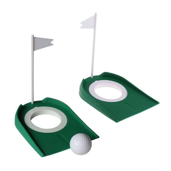 Portable Golf Practice Office Putting Set Mat With Hole