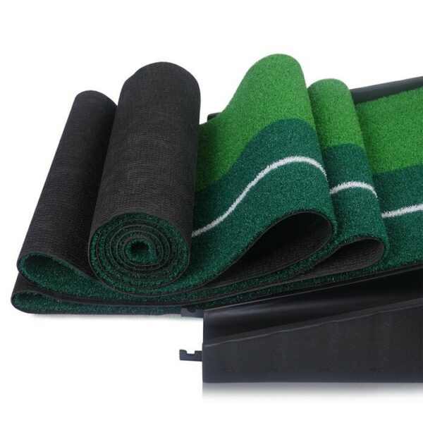 Putting Mat Auto Ball Return Aid Indoor Plastic Golf