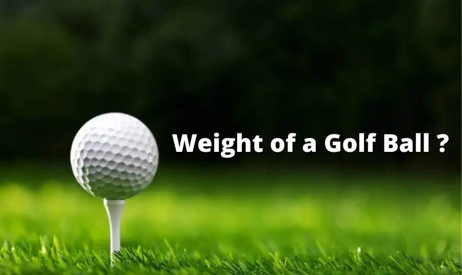 weight of golf balls